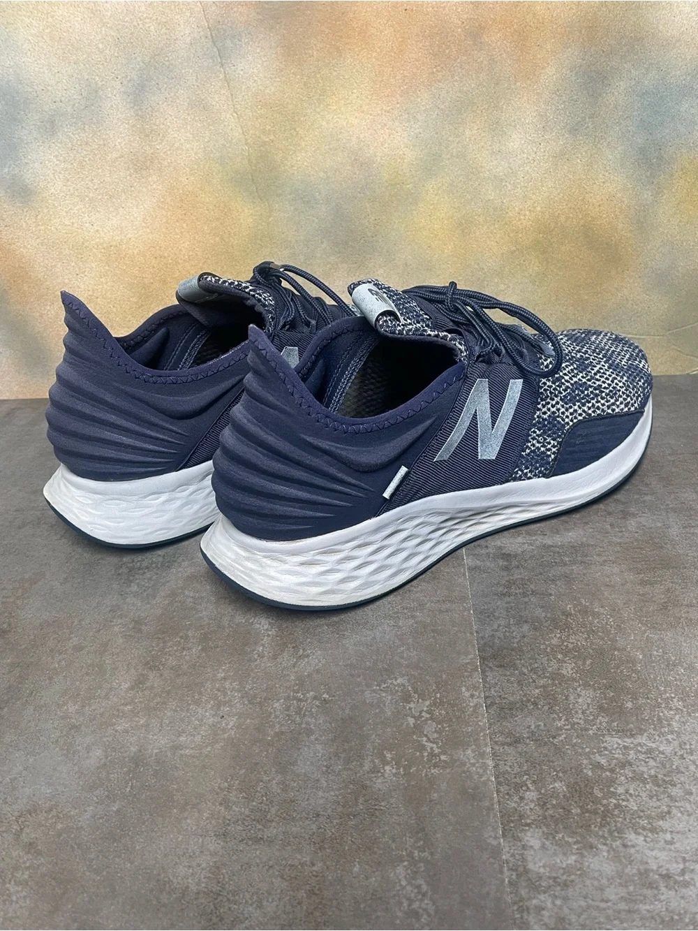 New Balance Fresh Foam Roav Men’s Blue/Gray Sneakers Size 15